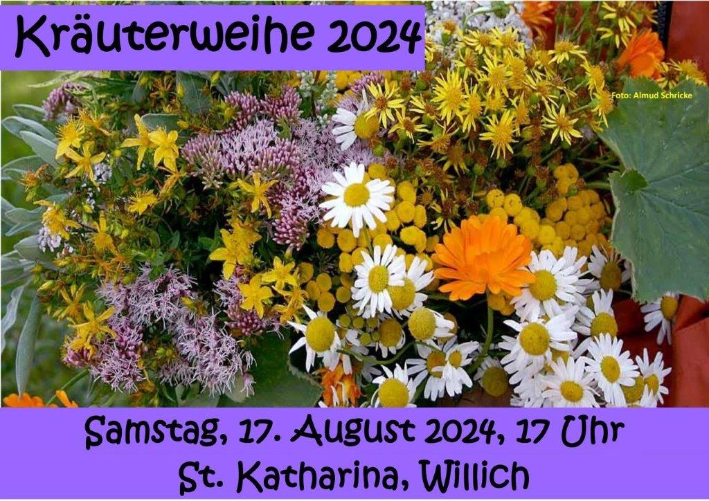 Kräuterweihe 2024-Plakat (c) Maria Wefers