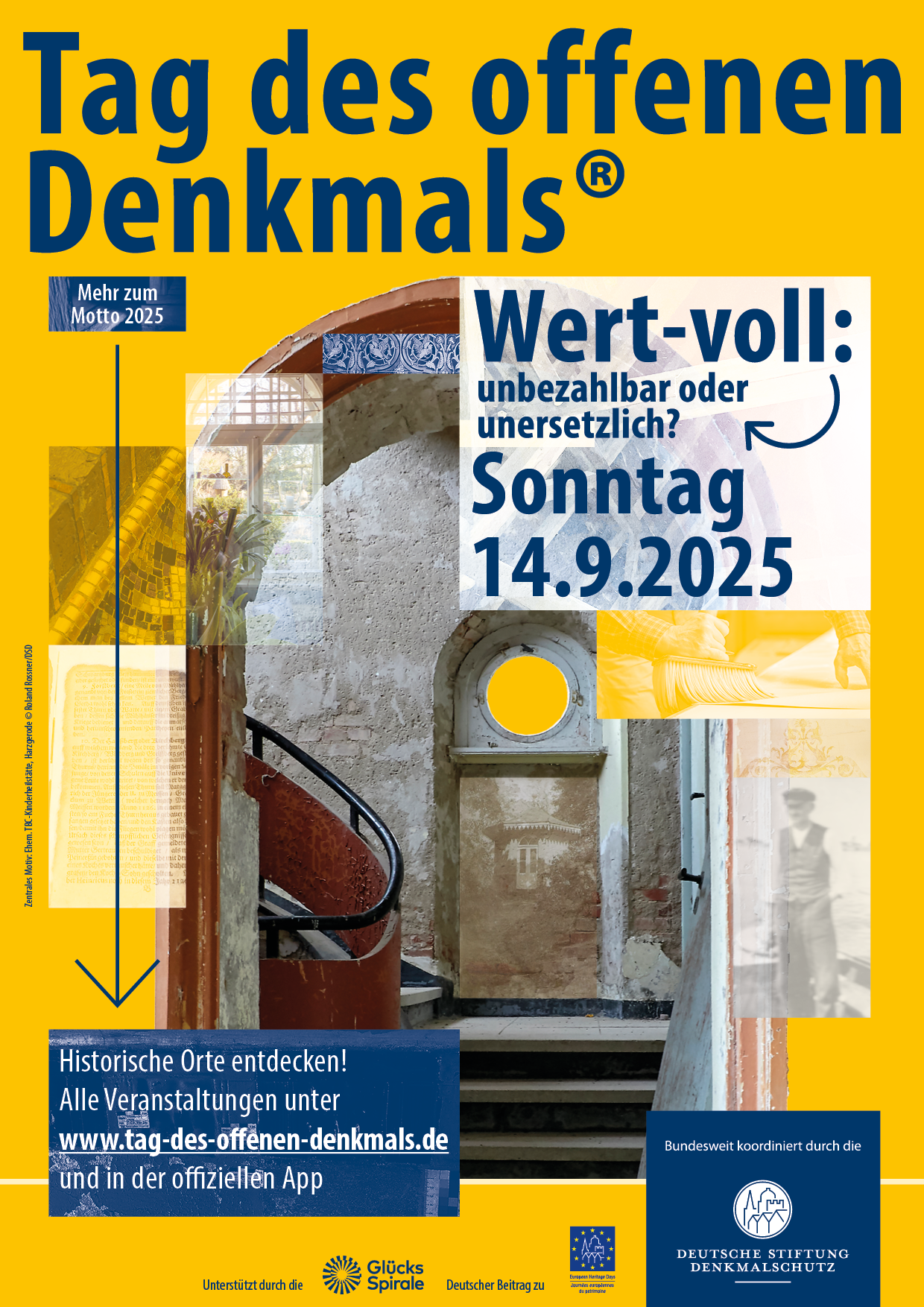 Plakat zum Tag des offenen Denkmals 2025