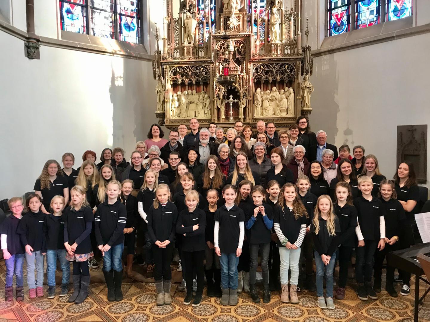 Die Chöre an St. Katharina beim Patrozinium 2019 (c) Friederike Braun