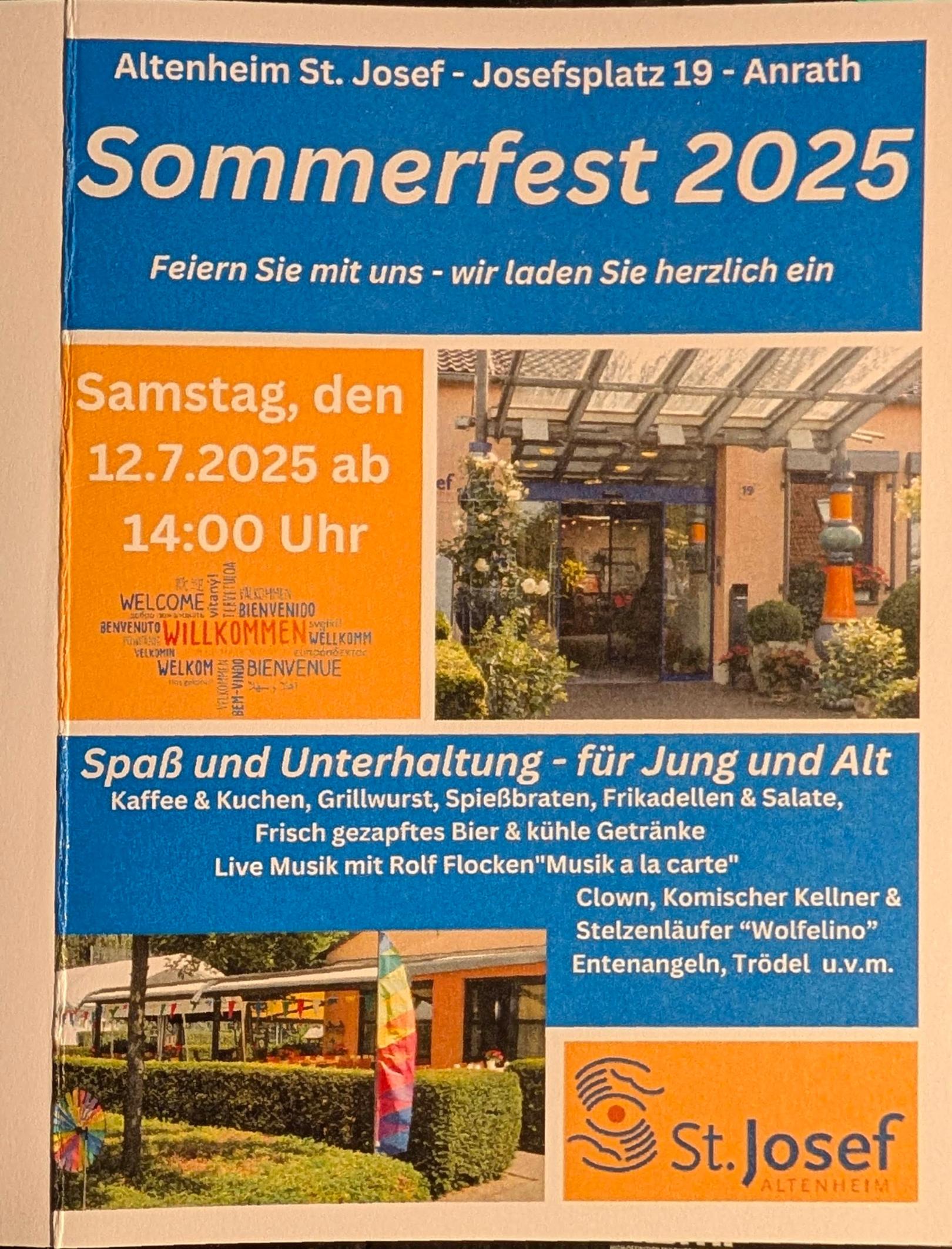 Sommerfest 2025 (c) Altenheim St Josef, Anrath