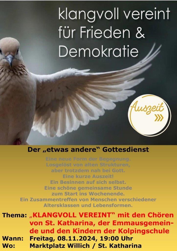 40-Auszeit-Plakat November 2024-Auszeit-Frieden